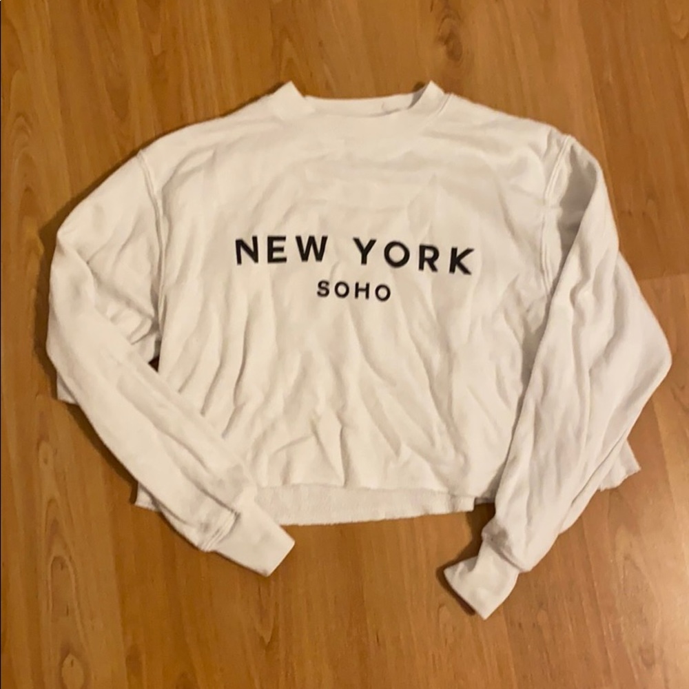 Brandy Meliville Long sleeve crop top